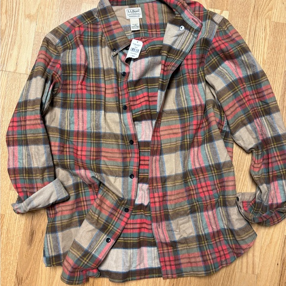 L.L. Bean Other - L.L. Bean Multicolor Plaid Shirt Men's Large NWT